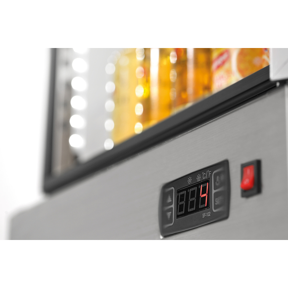 Bartscher Mini-Kühlvitrine 78L, Edelstahl 5 Bartscher Mini-Kühlvitrine 78L, Edelstahl