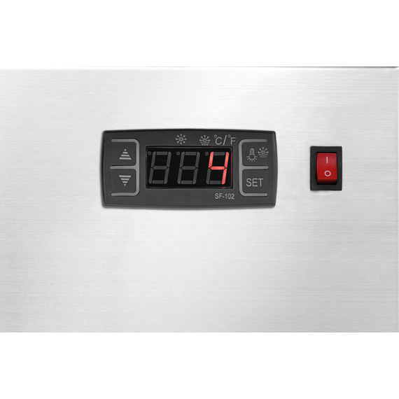 Bartscher Mini-Kühlvitrine 78L, Edelstahl 3 Bartscher Mini-Kühlvitrine 78L, Edelstahl