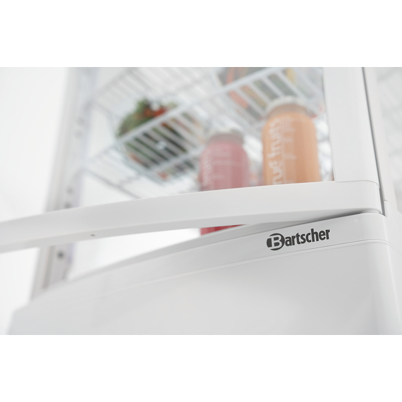 Bartscher Mini-Kühlvitrine 98L2T weiß 3 Bartscher Mini-Kühlvitrine 98L2T weiß