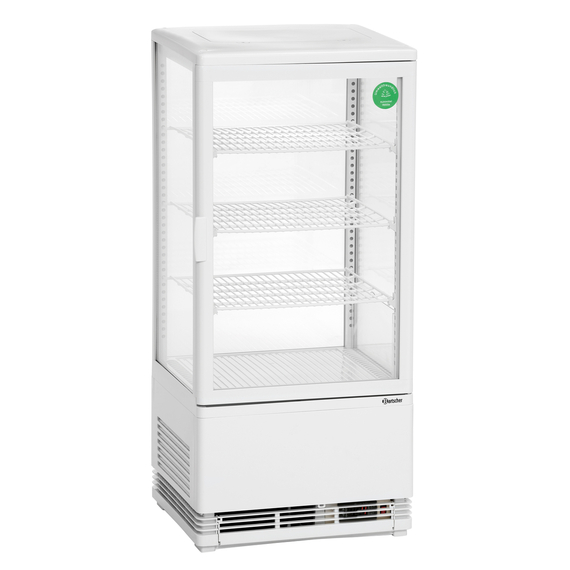 Bartscher Mini-Kühlvitrine 78L, weiß 6 Bartscher Mini-Kühlvitrine 78L, weiß