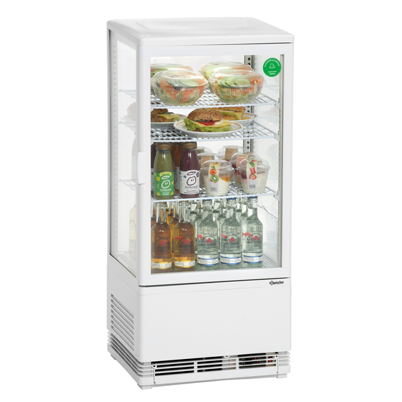 Bartscher Mini-Kühlvitrine 78L, weiß Bartscher Mini-Kühlvitrine 78L, weiß