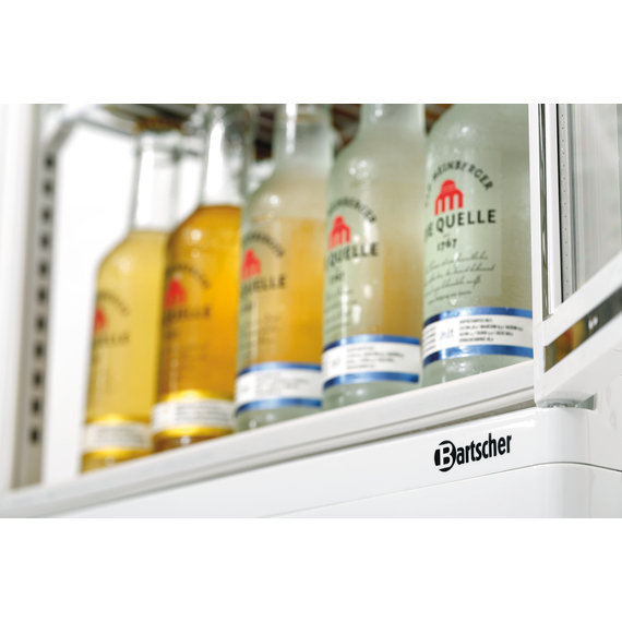 Bartscher Mini-Kühlvitrine 78L, weiß 5 Bartscher Mini-Kühlvitrine 78L, weiß