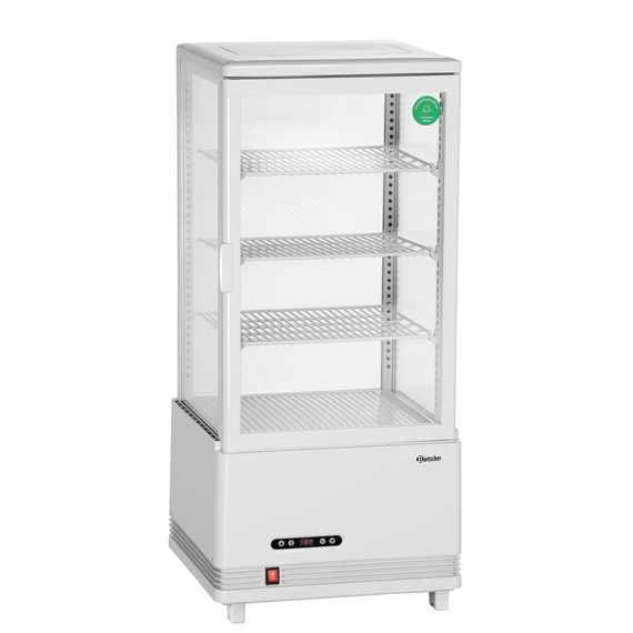 Bartscher Mini-Kühlvitrine 78L-WE/L 6 Bartscher Mini-Kühlvitrine 78L-WE/L