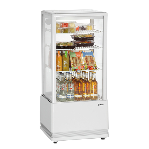 Bartscher Mini-Kühlvitrine 78L-WE/L 1 Bartscher Mini-Kühlvitrine 78L-WE/L