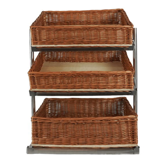 Combisteel Brotkorb Etagere 3 Hoch Breit Modell Inkl. Körbe 3 Combisteel Brotkorb Etagere 3 Hoch Breit Modell Inkl. Körbe