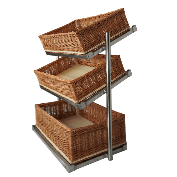 Combisteel Brotkorb Etagere 3 Hoch Breit Modell Inkl. Körbe 4 Combisteel Brotkorb Etagere 3 Hoch Breit Modell Inkl. Körbe
