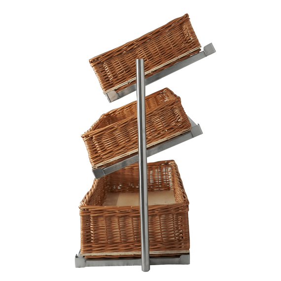 Combisteel Brotkorb Etagere 3 Hoch Breit Modell Inkl. Körbe 5 Combisteel Brotkorb Etagere 3 Hoch Breit Modell Inkl. Körbe