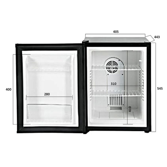Combisteel Minibar 40L Peltier System 6 Combisteel Minibar 40L Peltier System