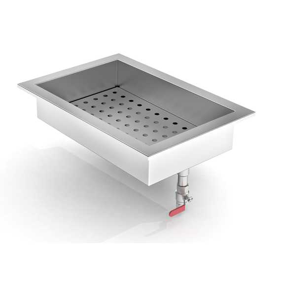 Combisteel Gemahlenes Eis Behälter Einbau 1/1 Gn Combisteel Gemahlenes Eis Behälter Einbau 1/1 Gn