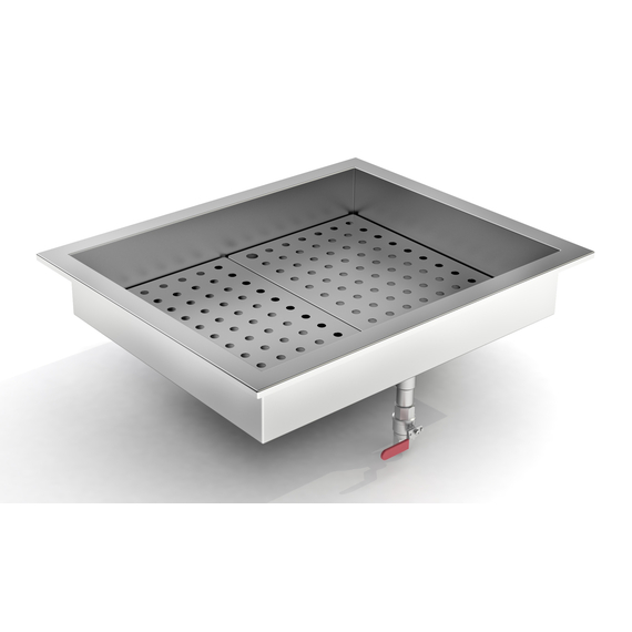 Combisteel Gemahlenes Eis Behälter Einbau 2/1 Gn Combisteel Gemahlenes Eis Behälter Einbau 2/1 Gn