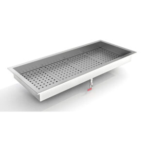 Combisteel Gemahlenes Eis Behälter Einbau 4/1 Gn