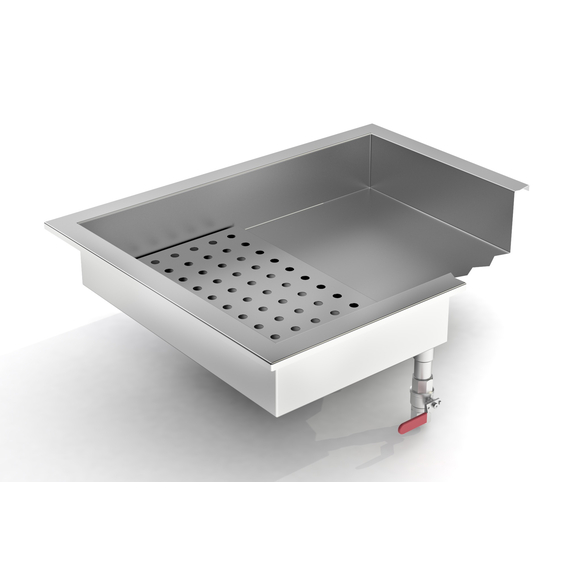 Combisteel Gemahlenes Eis Behälter Einbau 4/1 Gn 2 Combisteel Gemahlenes Eis Behälter Einbau 4/1 Gn