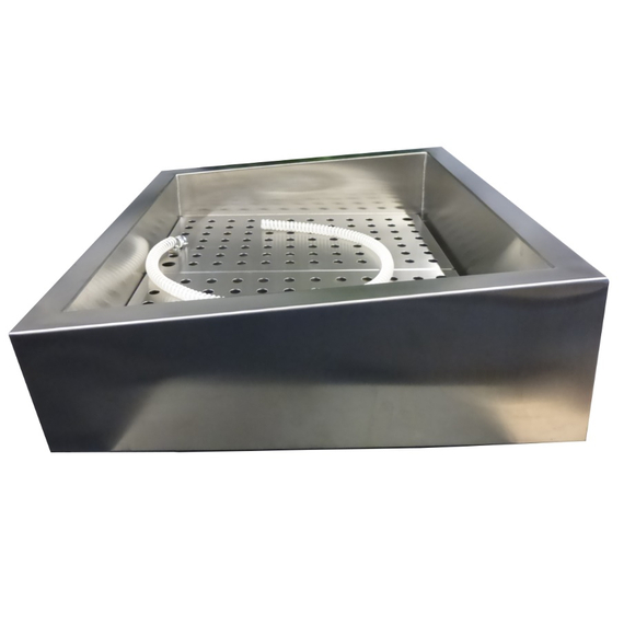 Combisteel Gemahlenes Eis Behälter Schief 1/1 Gn Aisi 304 Wasserhahn An Der Bedienung Seite 1 Combisteel Gemahlenes Eis Behälter Schief 1/1 Gn Aisi 304 Wasserhahn An Der Bedienung Seite