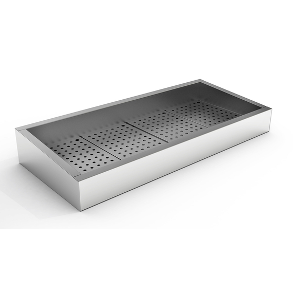 Combisteel Gemahlenes Eis Behälter Schief 4/1 Gn Aisi 304 Wasserhahn An Der Bedienung Seite Combisteel Gemahlenes Eis Behälter Schief 4/1 Gn Aisi 304 Wasserhahn An Der Bedienung Seite