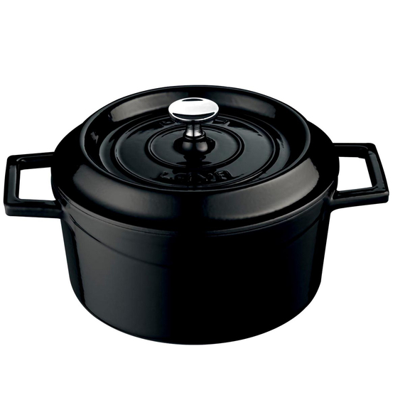 Combisteel Lava Gusseisen Casserole Ø32 Schwarz Combisteel Lava Gusseisen Casserole Ø32 Schwarz