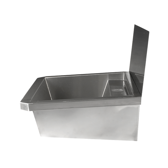 Combisteel Edelstahl Waschbecken 1 Ablasshahn 600mm Ablaufstopfen Und Schutzwand Inklusive, Exklusiv Hahn 2 Combisteel Edelstahl Waschbecken 1 Ablasshahn 600mm Ablaufstopfen Und Schutzwand Inklusive, Exklusiv Hahn