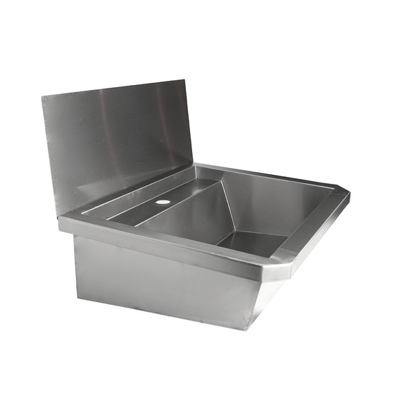 Combisteel Edelstahl Waschbecken 1 Ablasshahn 600mm Ablaufstopfen Und Schutzwand Inklusive, Exklusiv Hahn 4 Combisteel Edelstahl Waschbecken 1 Ablasshahn 600mm Ablaufstopfen Und Schutzwand Inklusive, Exklusiv Hahn