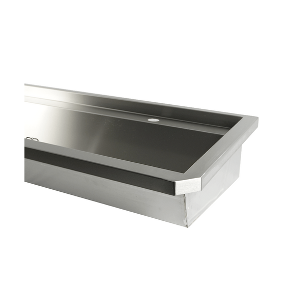 Combisteel Edelstahl Waschbecken 5 Ablasshahne 3000mm Ablaufstopfen Und Schutzwand Inklusive, Exklusiv Hahne 3 Combisteel Edelstahl Waschbecken 5 Ablasshahne 3000mm Ablaufstopfen Und Schutzwand Inklusive, Exklusiv Hahne