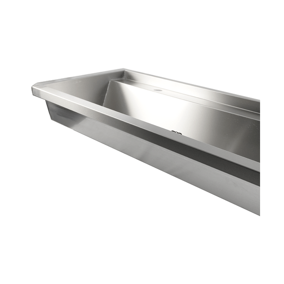 Combisteel Edelstahl Waschbecken 5 Ablasshahne 3000mm Ablaufstopfen Und Schutzwand Inklusive, Exklusiv Hahne 4 Combisteel Edelstahl Waschbecken 5 Ablasshahne 3000mm Ablaufstopfen Und Schutzwand Inklusive, Exklusiv Hahne