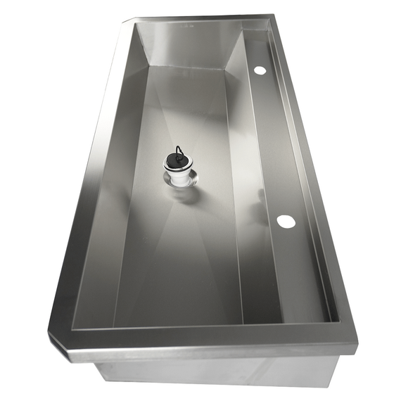 Combisteel Edelstahl Waschbecken 2 Ablasshahne 1200mm Ablaufstopfen Und Schutzwand Inklusive, Exklusiv Hahne 6 Combisteel Edelstahl Waschbecken 2 Ablasshahne 1200mm Ablaufstopfen Und Schutzwand Inklusive, Exklusiv Hahne