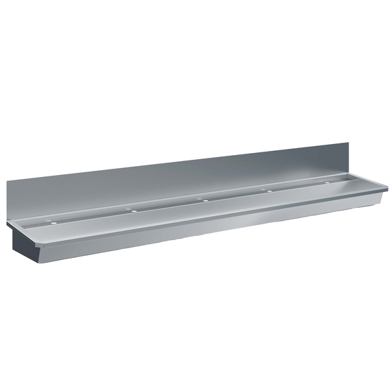 Combisteel Edelstahl Waschbecken 5 Ablasshahne 3000mm Ablaufstopfen Und Schutzwand Inklusive, Exklusiv Hahne Combisteel Edelstahl Waschbecken 5 Ablasshahne 3000mm Ablaufstopfen Und Schutzwand Inklusive, Exklusiv Hahne
