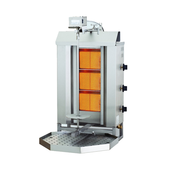 Combisteel Gyros Gasgrill Motor Position Oben 3 Heizzonen Combisteel Gyros Gasgrill Motor Position Oben 3 Heizzonen