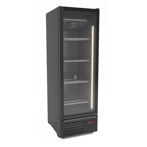 Combisteel Tiefkühlschrank 1 Glastür Schwarz 500L Combisteel Tiefkühlschrank 1 Glastür Schwarz 500L