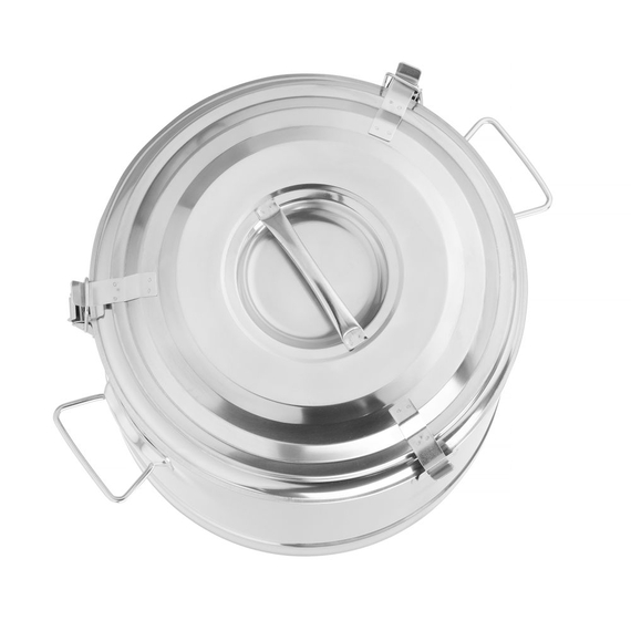 Hendi Isolierter tragbarer Behälter, Kitchen Line, 19L, Silber, ⌀350x(H)400mm 2 Hendi Isolierter tragbarer Behälter, Kitchen Line, 19L, Silber, ⌀350x(H)400mm
