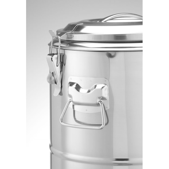 Hendi Isolierter tragbarer Behälter, Kitchen Line, 19L, Silber, ⌀350x(H)400mm 3 Hendi Isolierter tragbarer Behälter, Kitchen Line, 19L, Silber, ⌀350x(H)400mm