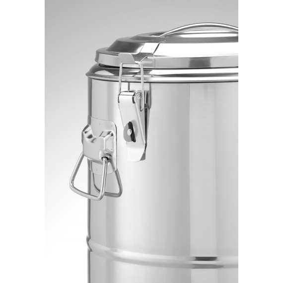 Hendi Isolierter tragbarer Behälter, Kitchen Line, 19L, Silber, ⌀350x(H)400mm 4 Hendi Isolierter tragbarer Behälter, Kitchen Line, 19L, Silber, ⌀350x(H)400mm
