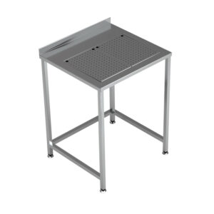 Combisteel Arbeitstisch mit Integrierter Tropfschale 700X650