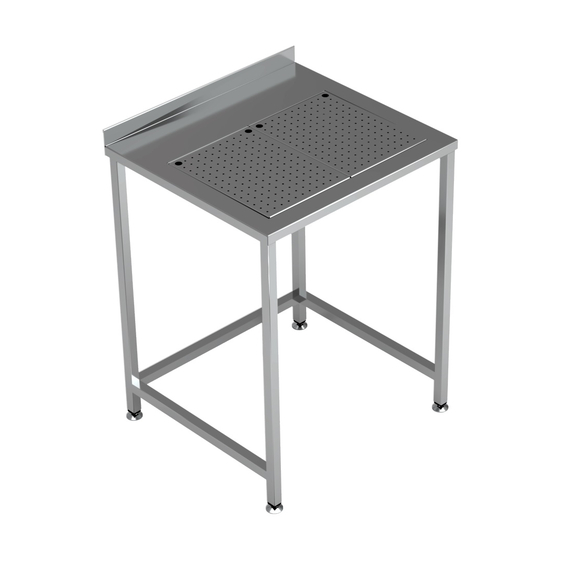 Combisteel Arbeitstisch mit Integrierter Tropfschale 700X650 Combisteel Arbeitstisch mit Integrierter Tropfschale 700X650