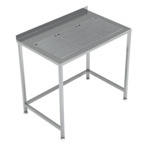 Combisteel Arbeitstisch mit Integrierter Tropfschale 1000X650