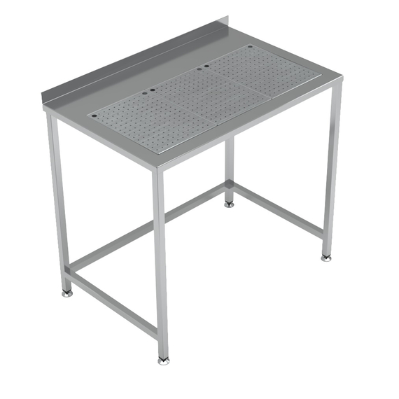 Combisteel Arbeitstisch mit Integrierter Tropfschale 1000X650 Combisteel Arbeitstisch mit Integrierter Tropfschale 1000X650