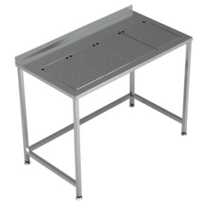 Combisteel Arbeitstisch mit Integrierter Tropfschale 1200X650