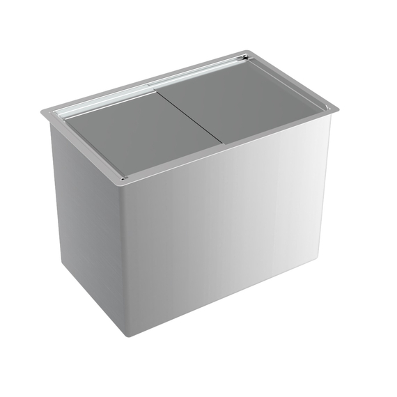 Combisteel Edelstahl Einbau Eisbehälter – Breite 485 Combisteel Edelstahl Einbau Eisbehälter – Breite 485
