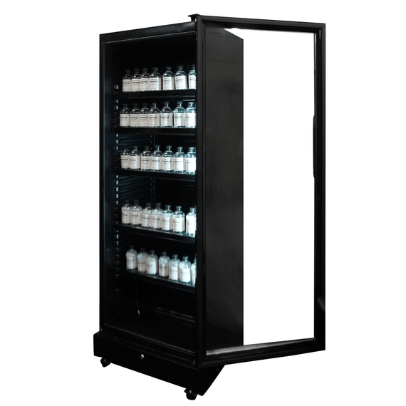 Combisteel Kühlschrank 1 Glastür Schwarz Sve-450 Bl 1 Combisteel Kühlschrank 1 Glastür Schwarz Sve-450 Bl