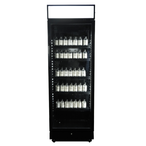 Combisteel Kühlschrank 1 Glastür Schwarz mit Canopy Sve-450 Blc 3 Combisteel Kühlschrank 1 Glastür Schwarz mit Canopy Sve-450 Blc