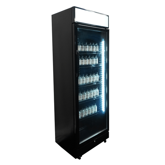 Combisteel Kühlschrank 1 Glastür Schwarz mit Canopy Sve-450 Blc 4 Combisteel Kühlschrank 1 Glastür Schwarz mit Canopy Sve-450 Blc