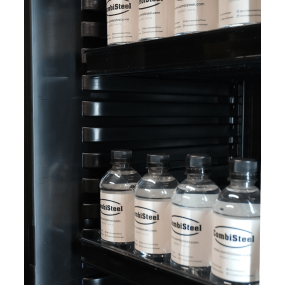 Combisteel Kühlschrank 1 Glastür Schwarz mit Canopy Sve-450 Blc 8 Combisteel Kühlschrank 1 Glastür Schwarz mit Canopy Sve-450 Blc