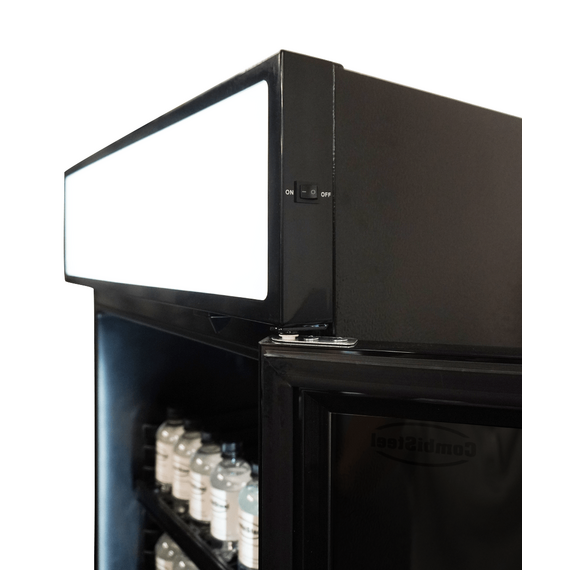 Combisteel Kühlschrank 1 Glastür Schwarz mit Canopy Sve-450 Blc 5 Combisteel Kühlschrank 1 Glastür Schwarz mit Canopy Sve-450 Blc