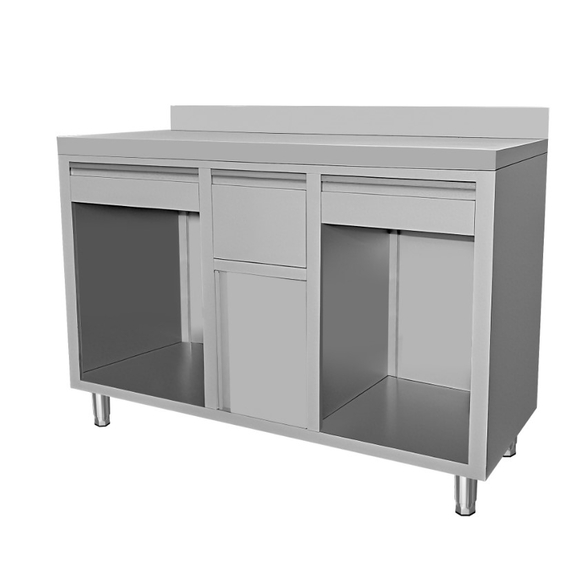 Combisteel Edelstahl Kaffee Arbeitstisch 1500X600X1150 Combisteel Edelstahl Kaffee Arbeitstisch 1500X600X1150