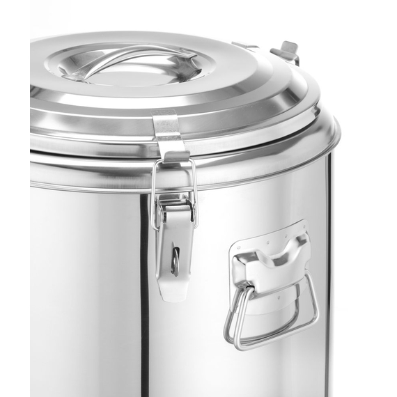 Hendi Isolierter tragbarer Behälter, Kitchen Line, 23L, Silber, ⌀350x(H)440mm 2 Hendi Isolierter tragbarer Behälter, Kitchen Line, 23L, Silber, ⌀350x(H)440mm