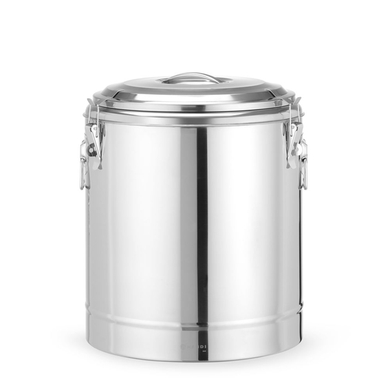 Hendi Isolierter tragbarer Behälter, Kitchen Line, 36L, Silber, ⌀400x(H)500mm Hendi Isolierter tragbarer Behälter, Kitchen Line, 36L, Silber, ⌀400x(H)500mm