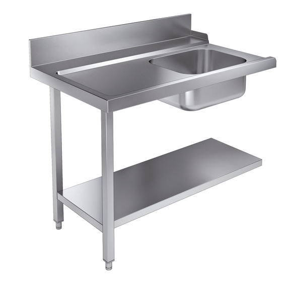 Combisteel Zulauftisch Grundboden 1200 Links für 7082.0070 - 0075 Combisteel Zulauftisch Grundboden 1200 Links für 7082.0070 - 0075
