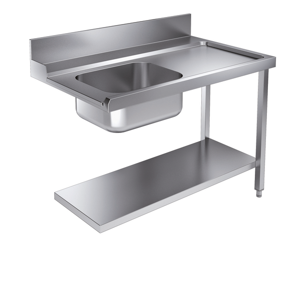 Combisteel Zulauftisch Grundboden 1200 Rechts für 7082.0070 - 0075 Combisteel Zulauftisch Grundboden 1200 Rechts für 7082.0070 - 0075