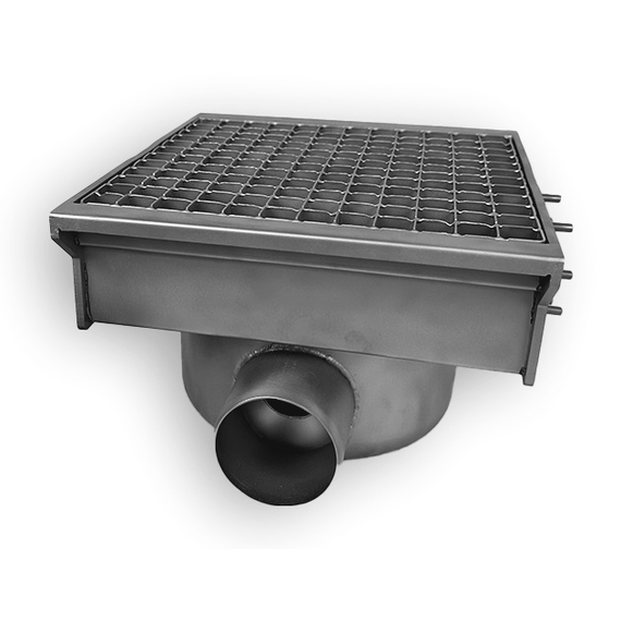 Combisteel Edelstahlabfluss 300X265 mit 1 Ausgang für Schlitzrinne Combisteel Edelstahlabfluss 300X265 mit 1 Ausgang für Schlitzrinne