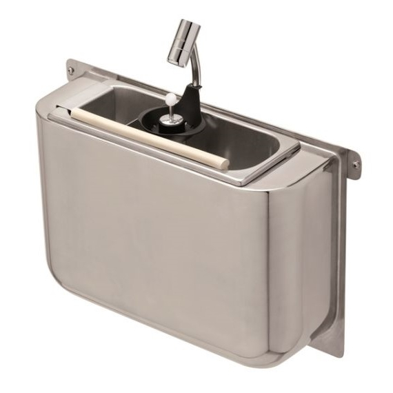 Combisteel Spülbecke für Eislöffel mit Eislöffeldusche 410X120X270 mit Wasserablaufloch, Wasseranschluss Und Überlaufrohr – Breite 410 – Art.-Nr.: 7108.0035 Combisteel Spülbecke für Eislöffel mit Eislöffeldusche 410X120X270 mit Wasserablaufloch, Wasseranschluss Und Überlaufrohr – Breite 410 – Art.-Nr.: 7108.0035
