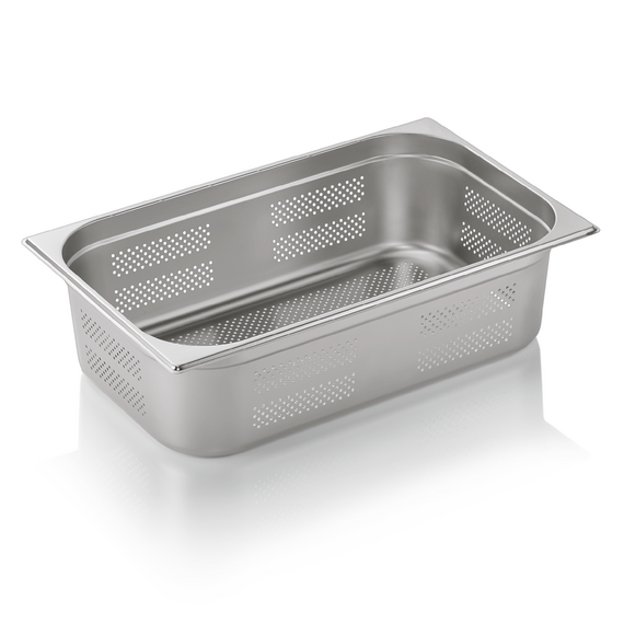 Was Germany GN Behälter GN CORE 1/1-150 mm, Seiten- & Bodenlochung, Chromnickelstahl Was Germany GN Behälter GN CORE 1/1-150 mm, Seiten- & Bodenlochung, Chromnickelstahl