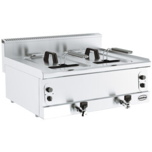 Combisteel Base 600 Friteuse Gas 2X8L 800mm Breite